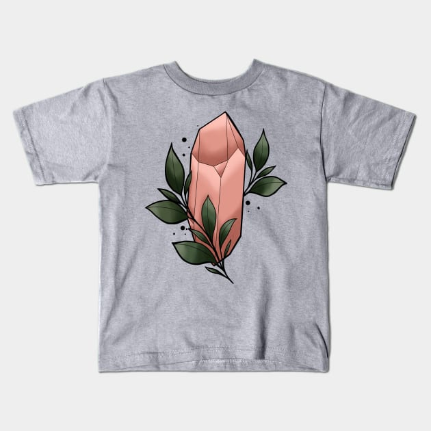 Rose Quartz Kids T-Shirt by Gekko and the Samurai 